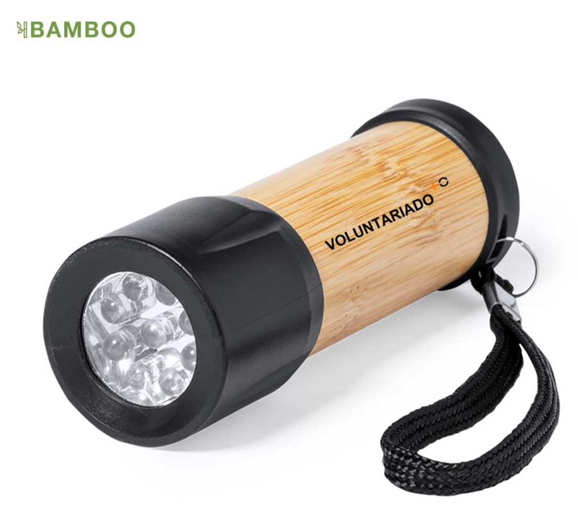 Linterna 9 leds con pilas