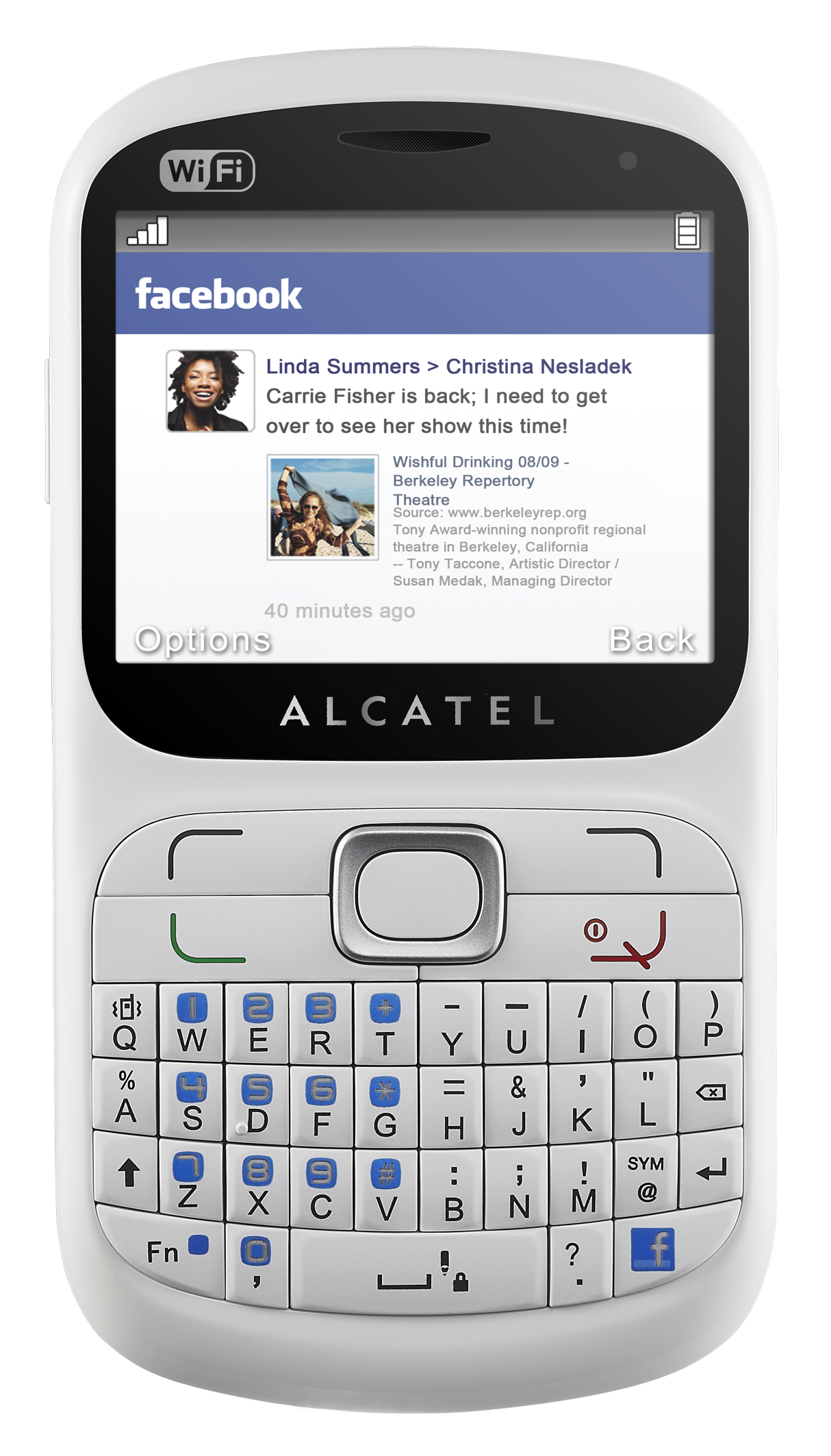 ALCATEL 813F BLANCO - Imagen 3